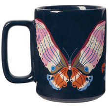 Load image into Gallery viewer, Aurora Navy Butterfly Studio Mug