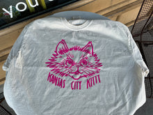 Load image into Gallery viewer, KCK Pink Cat Head Cropped Tee