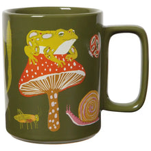 Load image into Gallery viewer, Gardenland Green Frog Studio Mug