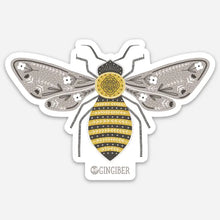 Load image into Gallery viewer, Bumblebee Sticker by Gingiber
