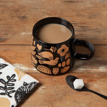 Load image into Gallery viewer, Myth Imprint Black Stoneware Mug
