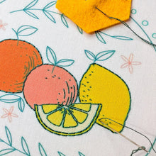 Load image into Gallery viewer, Citrus Embroidery Kit
