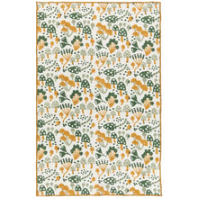 Load image into Gallery viewer, Wildgrove Mushroom Block Print Dishtowel