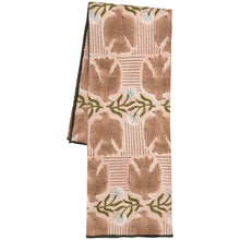 Load image into Gallery viewer, Peregrine Block Print Dishtowel