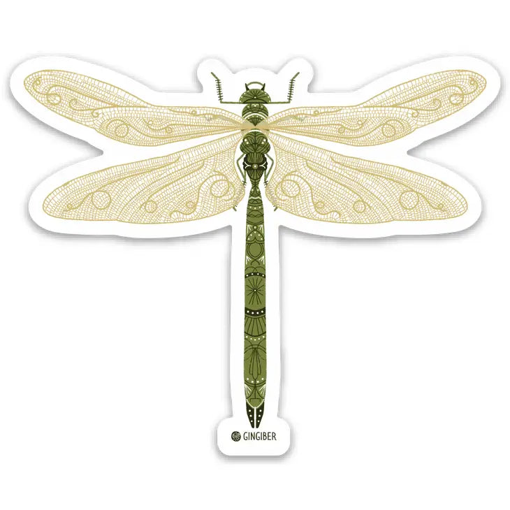 Dragonfly Sticker by Gingiber