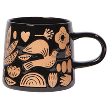 Load image into Gallery viewer, Myth Imprint Black Stoneware Mug