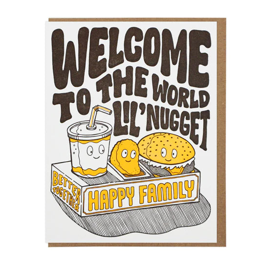Welcome Lil Nugget Card