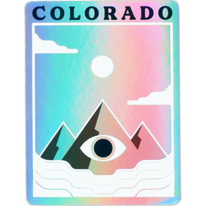 Colorado Eye Hologram Sticker