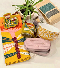 Load image into Gallery viewer, Pilipala Yellow Imprint Bowl