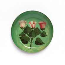 Load image into Gallery viewer, Festival Of Flowers Round Enamel Tray
