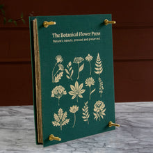 Load image into Gallery viewer, Botanical Flower Press โ Linen Cover & Gold Foil