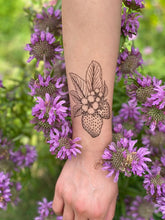 Load image into Gallery viewer, Strawberry Temporary Tattoo 2 Pack