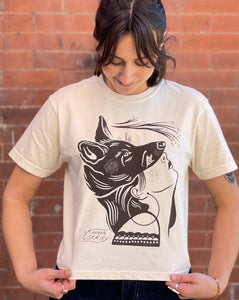 KCK Wolf Lady Cropped Tee