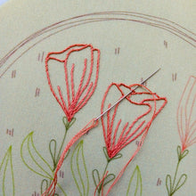 Load image into Gallery viewer, Flower Moon Embroidery Kit