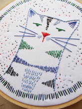 Load image into Gallery viewer, Nigel Nine Lives Embroidery Kit