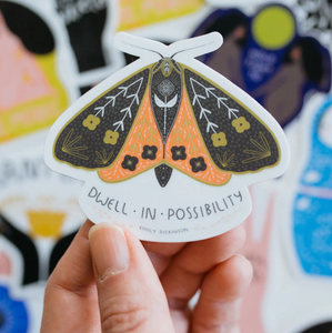 Dwell In Possibility Sticker by Gingiber