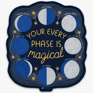 Every Moon Phase Sticker by Gingiber