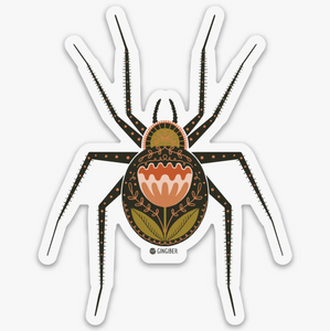 Spider Sticker by Gingiber