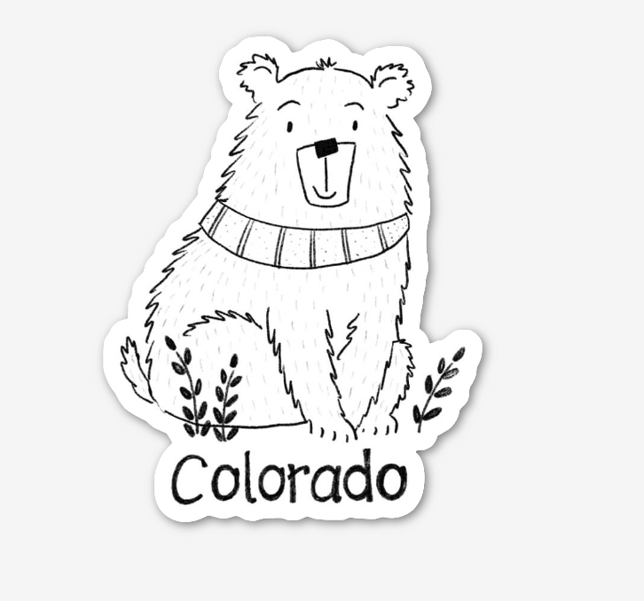 Colorado Bear Sticker