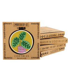 Load image into Gallery viewer, Peacock Plant Embroidery Kit