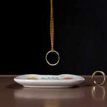 Load image into Gallery viewer, Cat Shaped Ceramic Trinket Tray