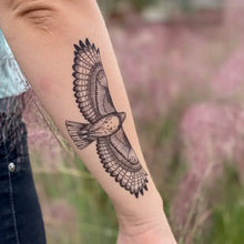 Load image into Gallery viewer, Hawk Temporary Tattoo 2 Pack
