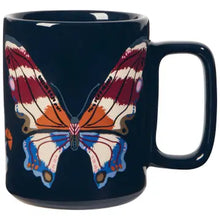 Load image into Gallery viewer, Aurora Navy Butterfly Studio Mug