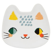 Load image into Gallery viewer, Cat Shaped Ceramic Trinket Tray