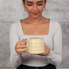 Load image into Gallery viewer, Ochre Imprint Stoneware Mug