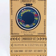 Load image into Gallery viewer, Woodland Wreath Embroidery Kit