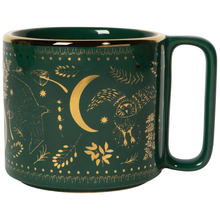 Load image into Gallery viewer, Dark Green Moonlit Ceramic Studio Midi Mug