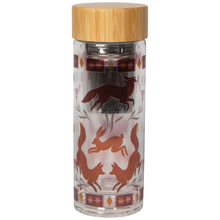 Load image into Gallery viewer, Folktale Glass Tea Infuser Bottle