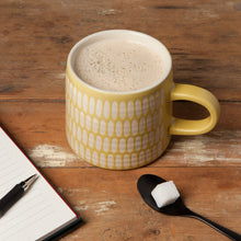 Load image into Gallery viewer, Ochre Imprint Stoneware Mug