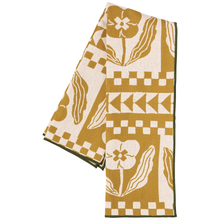 Load image into Gallery viewer, Teppi Double Cloth Dishtowel In Mustard