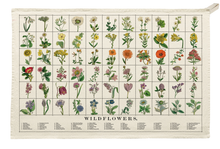Load image into Gallery viewer, Wildflowers Organic Cotton Tea Towel