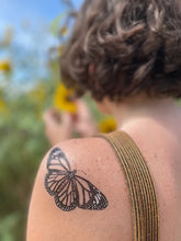 Load image into Gallery viewer, Monarch Temporary Tattoo 2 Pack