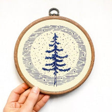 Load image into Gallery viewer, Moonlight Pine Embroidery Kit
