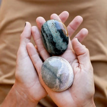Load image into Gallery viewer, Palm Stone- Ocean Jasper
