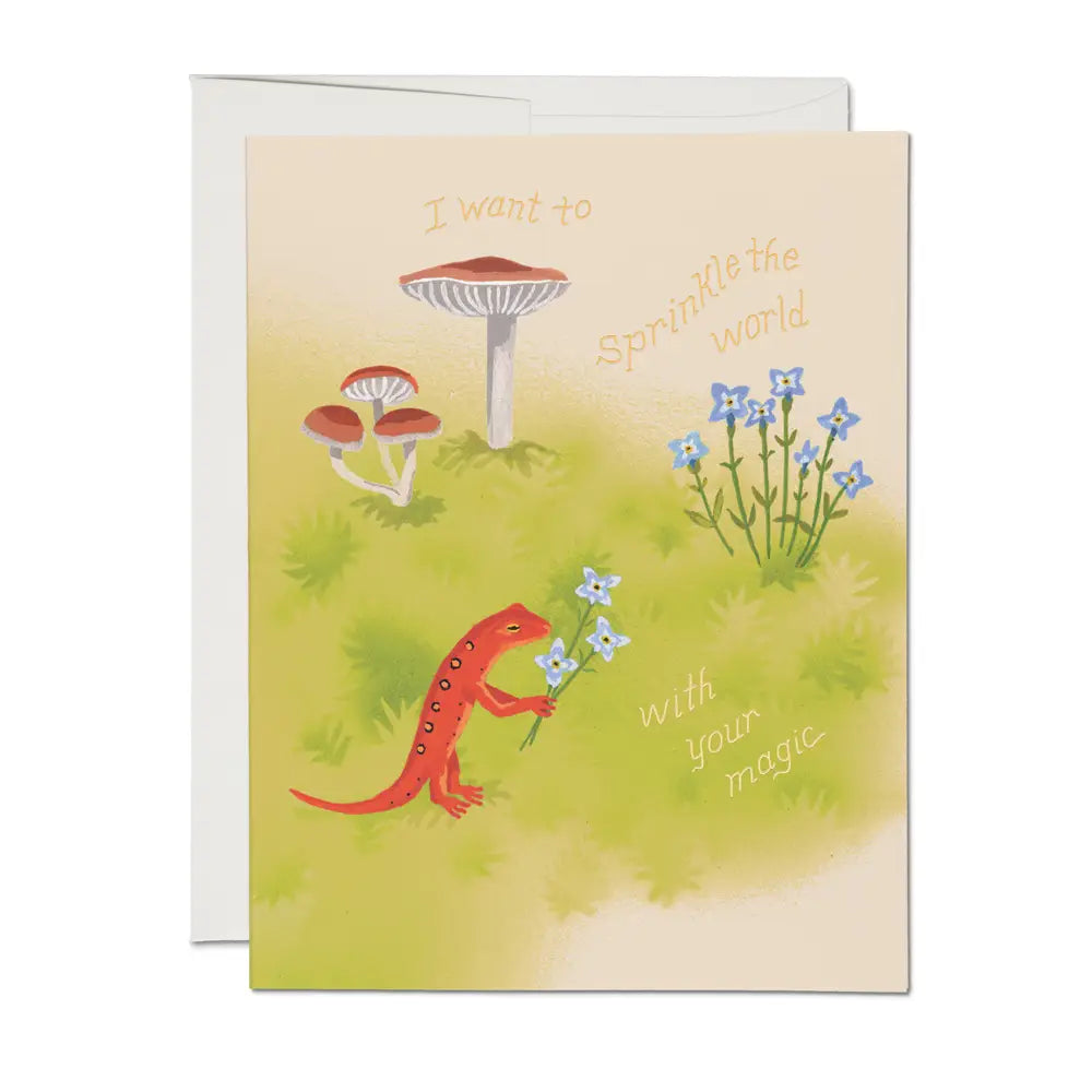 Gecko Magic Greeting Card