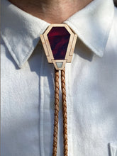 Load image into Gallery viewer, Tortoise Shell Bolo Tie
