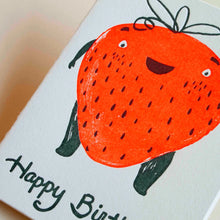 Load image into Gallery viewer, Strawberry Birthday Card
