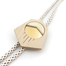 Load image into Gallery viewer, Crest Bolo Tie In Maple
