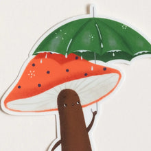 Load image into Gallery viewer, Mushroom Umbrella Sticker

