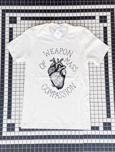 KCK Weapon Of Mass Compassion Unisex Tee- Black Ink