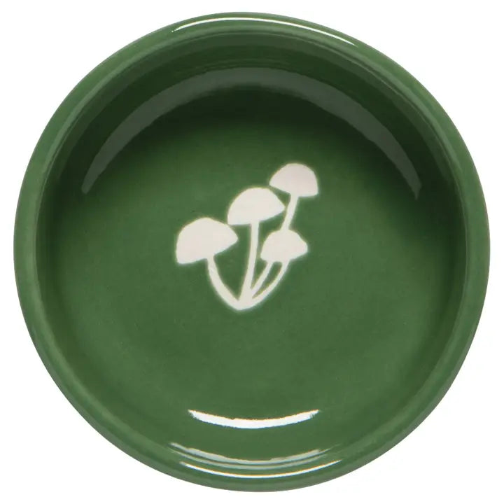 Wildgrove Green Imprint Trinket Dish