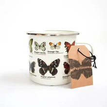 Load image into Gallery viewer, Butterflies Enamel Mug
