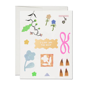 Petals and Bloom Greeting Card