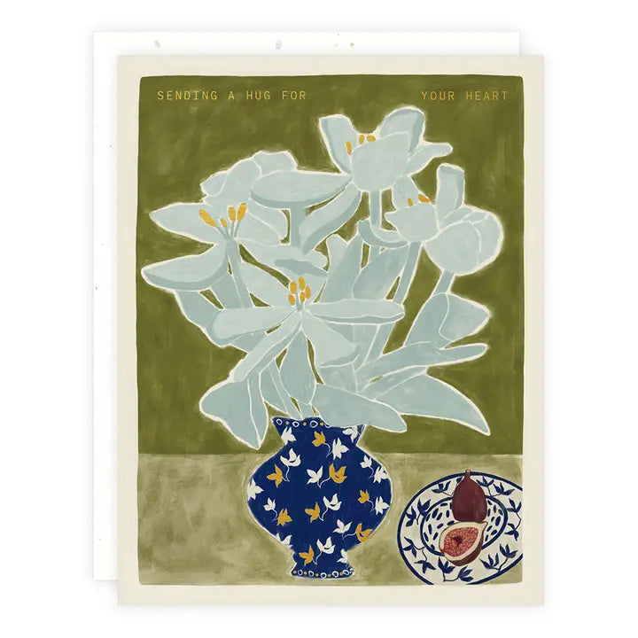 Heart Hug Vase + Fig Card