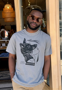 KCK Wolf Lady Unisex Tee In Grey
