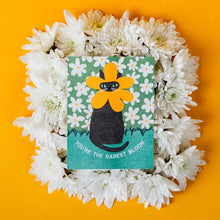 Load image into Gallery viewer, Rarest Bloom Cat Risograph Card

